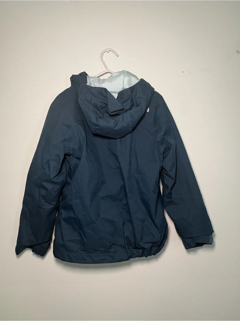 The North Face Girls XXS 5 Navy Blue Hyvent 2-1 Hooded Jacket Winter Fleece